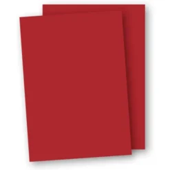 Kartong A4 50-pack 220g Röd