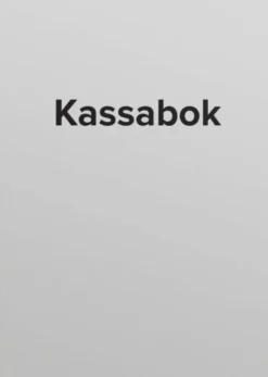 Kassabok - A5 148x210mm