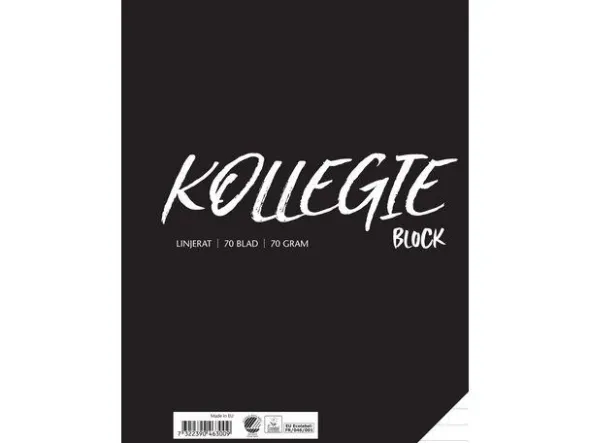 Kollegieblock A4 70 Gr Linjerat