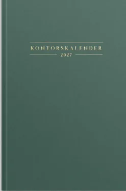 Kontorskalender 2027 grön