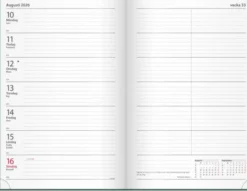 Kontorskalender 2026 grön