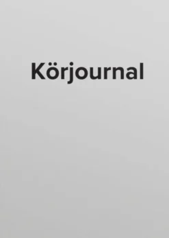 Körjournal - A5 - 148x210mm