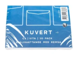 Kuvert C6 80g Självhäftande 50-pack