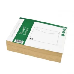 Kuvert C5 100st Brun fukthäftande