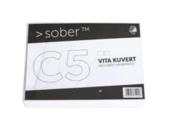 Kuvert C5 10st Vit Fukthäftande