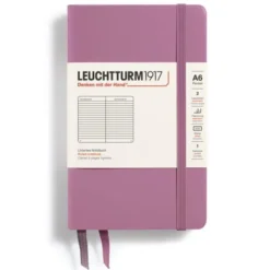Leuchtturm A6 hard 187s Dusty Rose Ruled