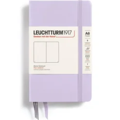 Leuchtturm A6 hard 187s Lilac olinjerad