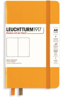 Leuchtturm A6 hard 185s Rising Sun olinjerad