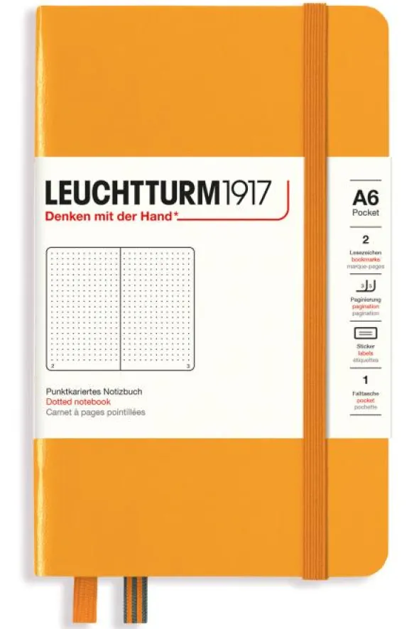 Leuchtturm A6 hard 185s Risin Sun Dotted