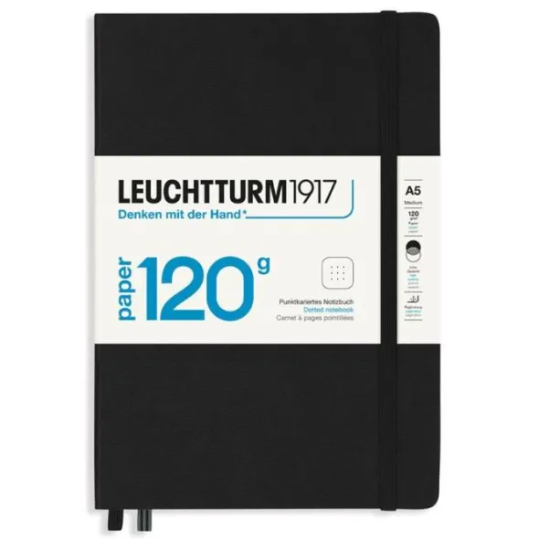 Leuchtturm Notebook A5 120g Dotted Black