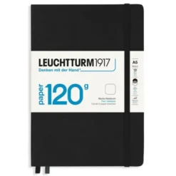 Leuchtturm Notebook A5 120g Plain Black