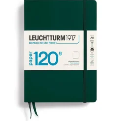 Leuchtturm Notebook A5 120g Plain Forest Green