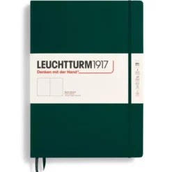 Leuchtturm Notebook A4+ hard Forest Green olinjerad