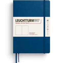 Leuchtturm Notebook A5 hard Indigo olinjerad