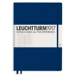 Leuchtturm Notebook A4+ hard Navy linjerad