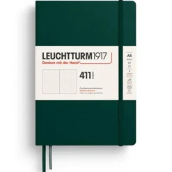 Leuchtturm Notebook A5 hard 411s Forest Green dotted