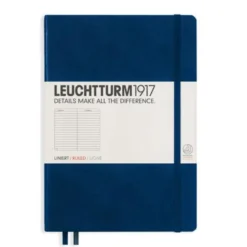 Leuchtturm Notebook A5 hard 251s Navy linjerad