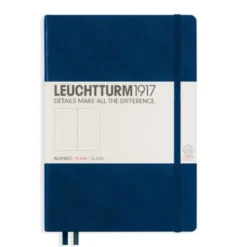 Leuchtturm Notebook A5 hard 251s Navy olinjerad