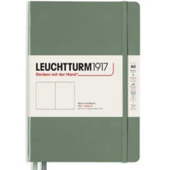Leuchtturm Notebook A5 hard 251s Olive olinjerad