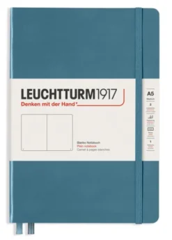 Leuchtturm Notebook A5 hard 251s Stone blue olinjerad