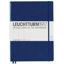 Leuchtturm Notebook A4 Slim Hard 121s Navy dotted