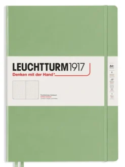 Leuchtturm Notebook A4 Slim Hard 121s Sage squared