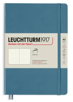 Leuchtturm Notebook A5 soft Dotted Stone Blue