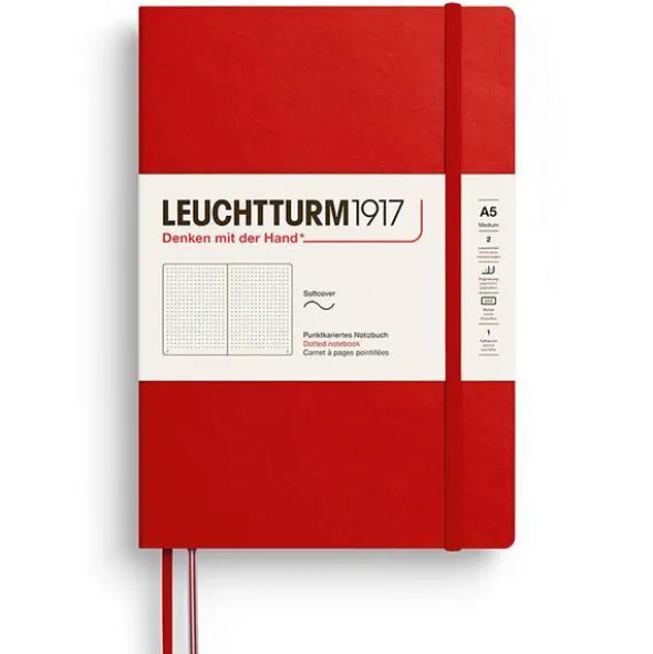 Leuchtturm Notebook A5 soft Dotted Cherry