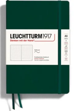 Leuchtturm Notebook A5 soft Dotted Forest Green