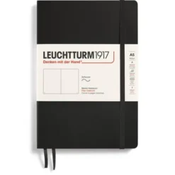 Leuchtturm Notebook A5 soft olinjerad Black