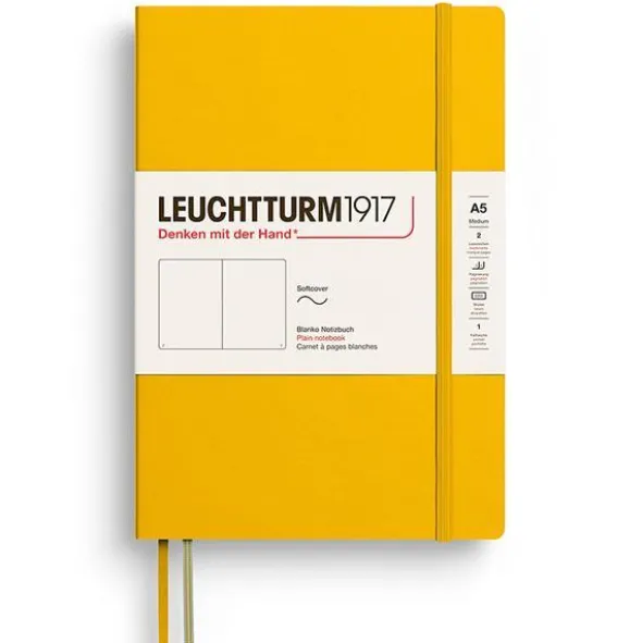Leuchtturm Notebook A5 soft Plain Sunflower