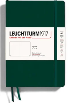 Leuchtturm Notebook A5 soft Plain Forest Green