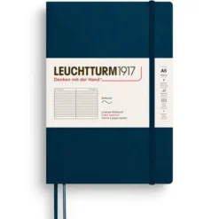 Leuchtturm Notebook A5 soft Ruled Deep Sea