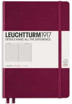 Leuchtturm Notebook A5 soft Ruled Port Red