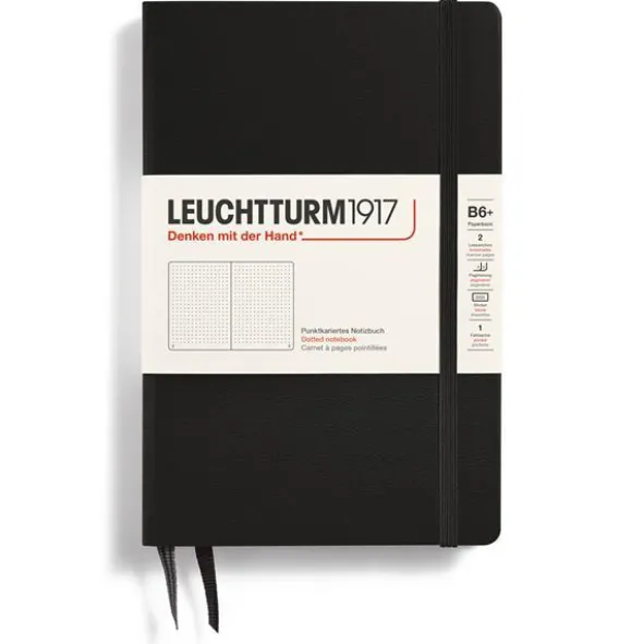 Leuchtturm Notebook B6 Hard dotted Black