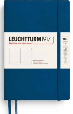 Leuchtturm Notebook B6 Hard plain Indigo
