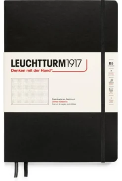 Leuchtturm Notebook B5 Hard 219s Black Dotted