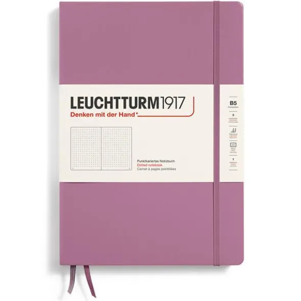 Leuchtturm Notebook B5 Hard 219s Dusty Rose Dotted