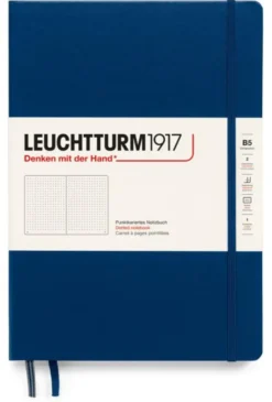 Leuchtturm Notebook B5 Hard 219s Navy Dotted