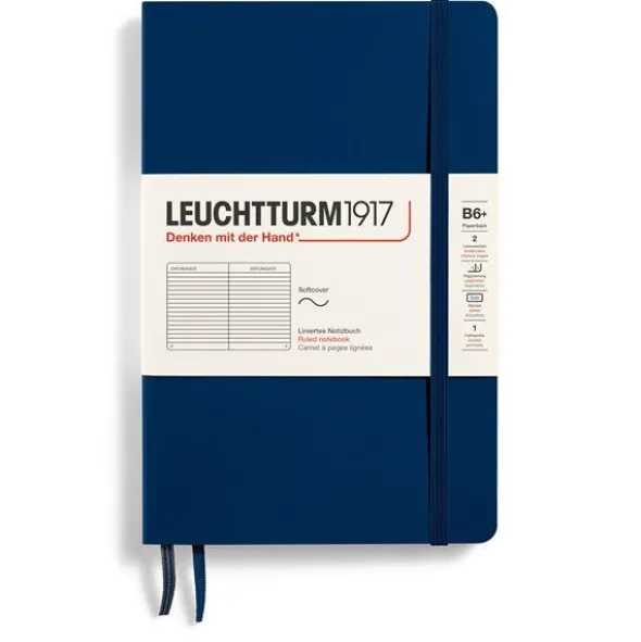 Leuchtturm Notebook B6 Soft ruled navy