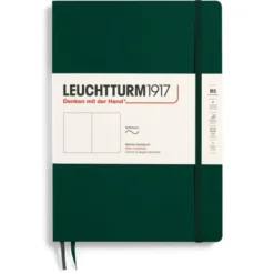 Leuchtturm Notebook B5 Soft 123s Forest Green Olinjerad