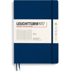 Leuchtturm Notebook B5 Soft 123s Navy Linjerad