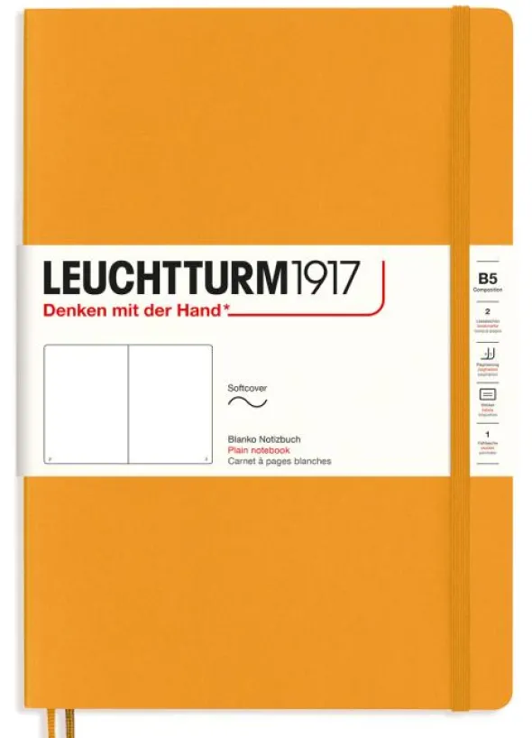 Leuchtturm Notebook B5 Soft 123s Rising Sun Plain