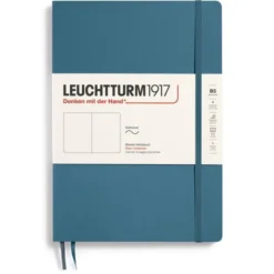 Leuchtturm Notebook B5 Soft 123s Stone Blue Olinjerad