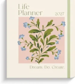 Life Planner Delicate Flowers 2027