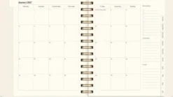 Life Planner Delicate Flowers 2027