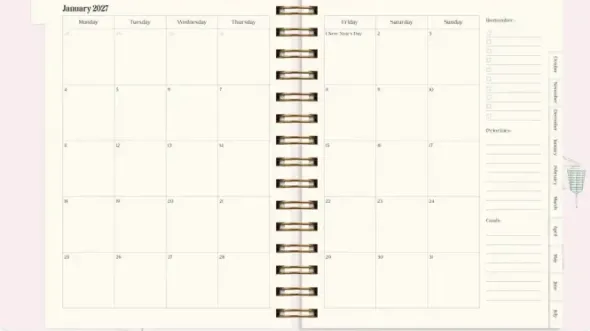 Life Planner Japan Style 2027