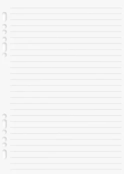 Linjerade blad A5 32st (14,8x21cm)