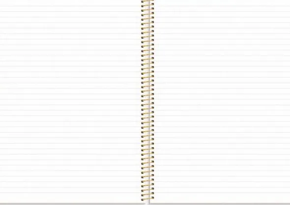 Linjerad Notebook A4 Pink