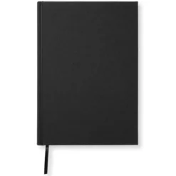 Linjerad Notebook A5 128 sidor Black